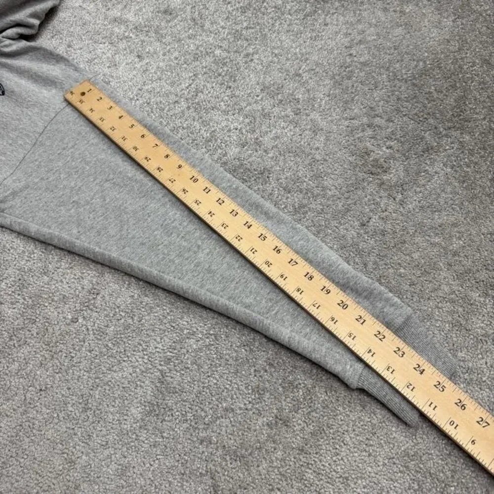 Champion Hoodie Pullover Sweatshirt Men Medium Gray Fleece Pocket Outdoor Active